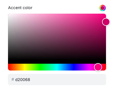 accent color