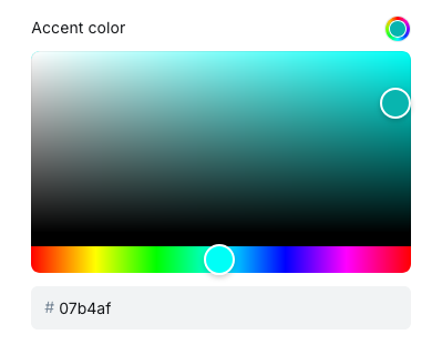accent color