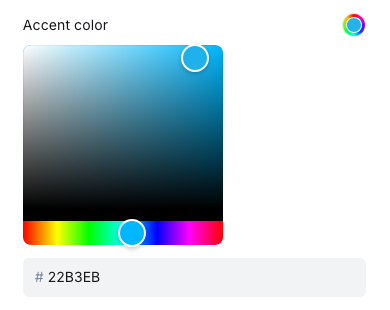 Accent color