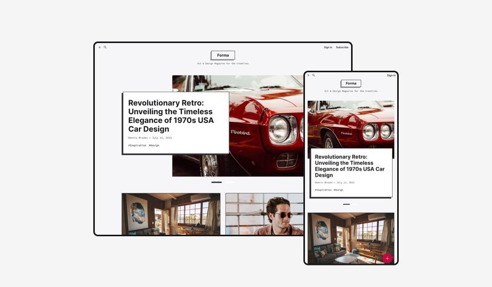 Forma theme mobile-ready